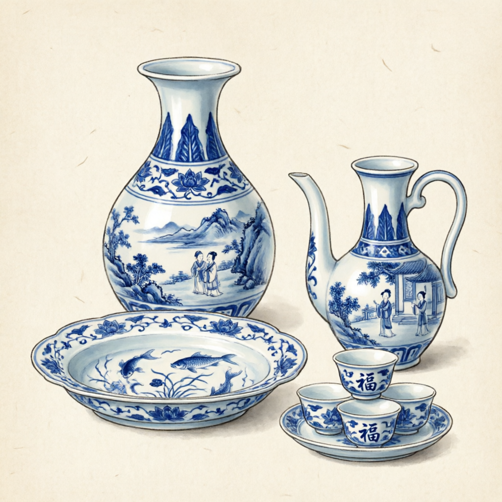 Blue and White Porcelain