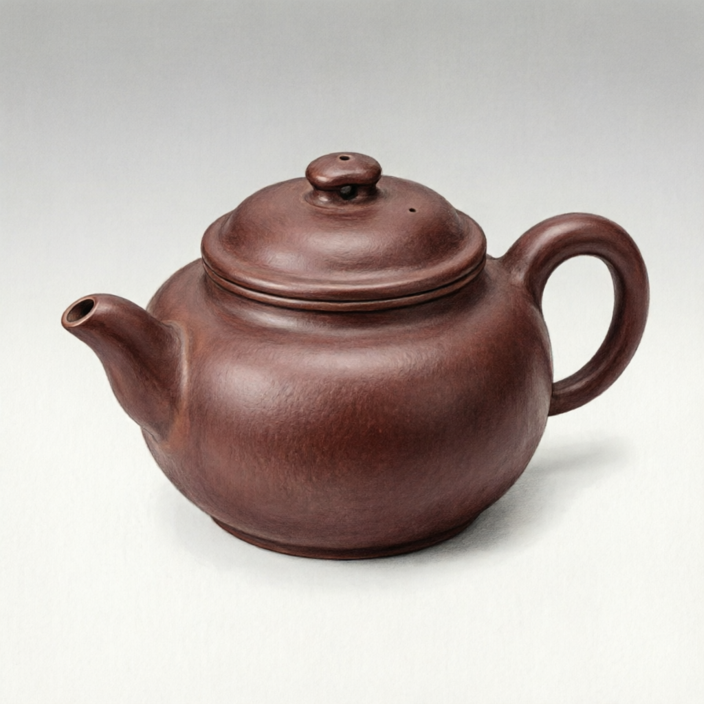 Purple Clay Teapot