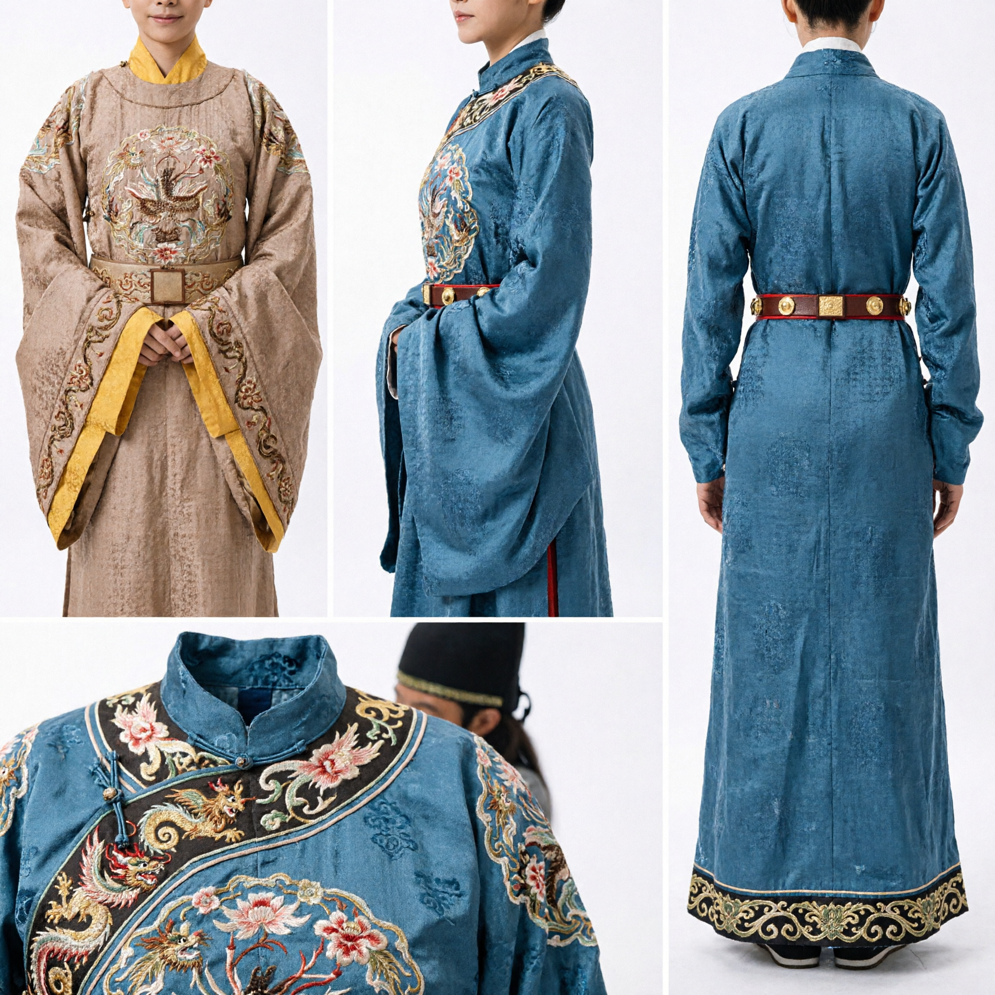 Traditional Chinese Tang Dynasty Hanfu Costume Set Emperor Princess and Official Robes for Historical Drama Cosplay Performance
