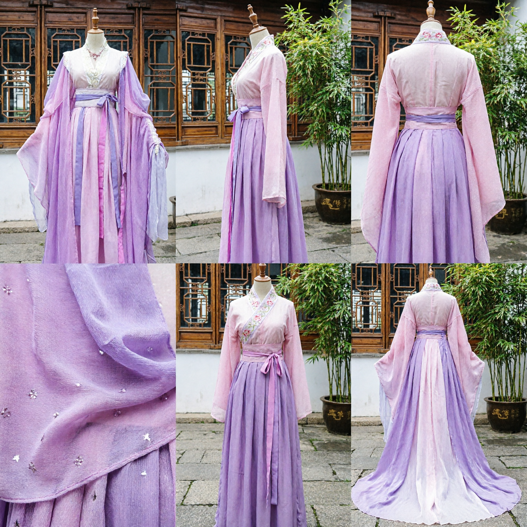 Elegant Purple Hanfu Dress Traditional Chinese Ancient Fairy Costume for Women Stage Performance Cosplay
