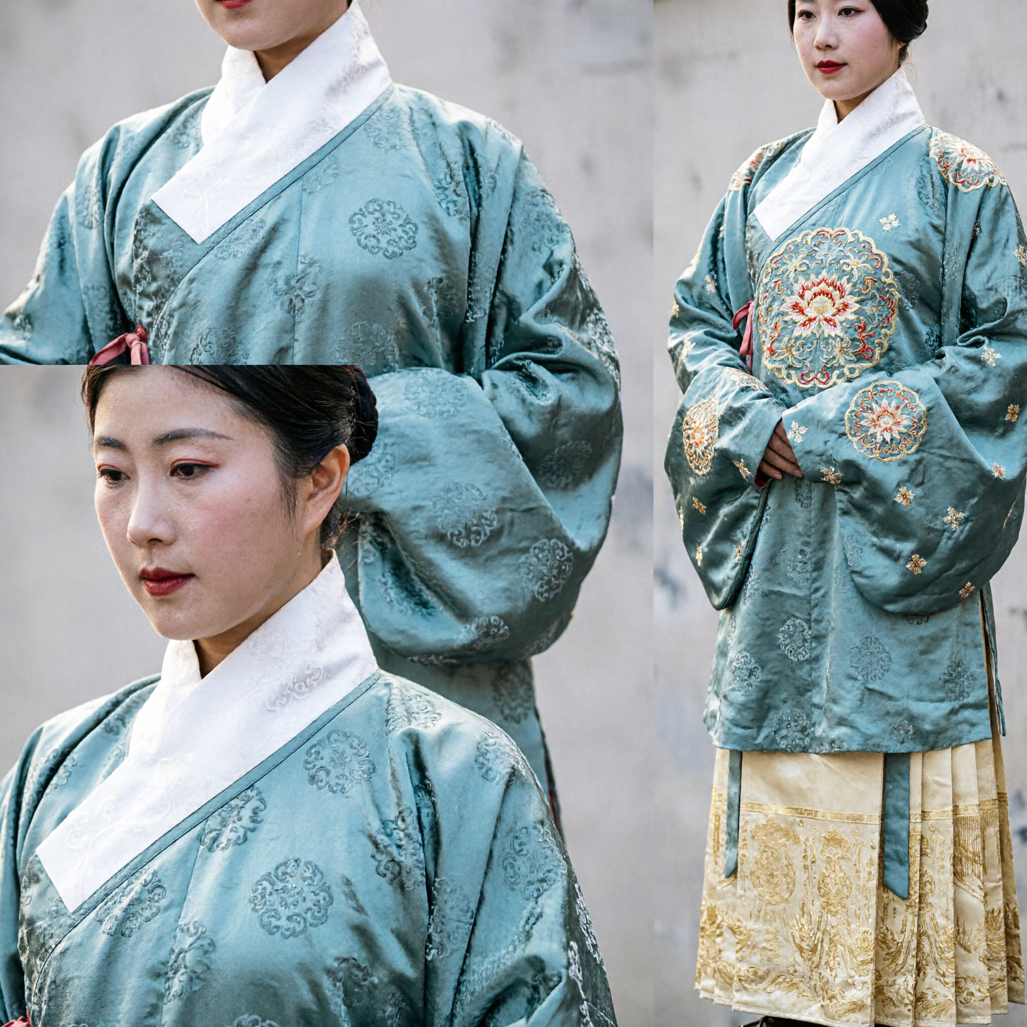 Traditional Ming Dynasty Hanfu Costume Ancient Chinese Historical Dress for Women Cultural Photography and Reenactment