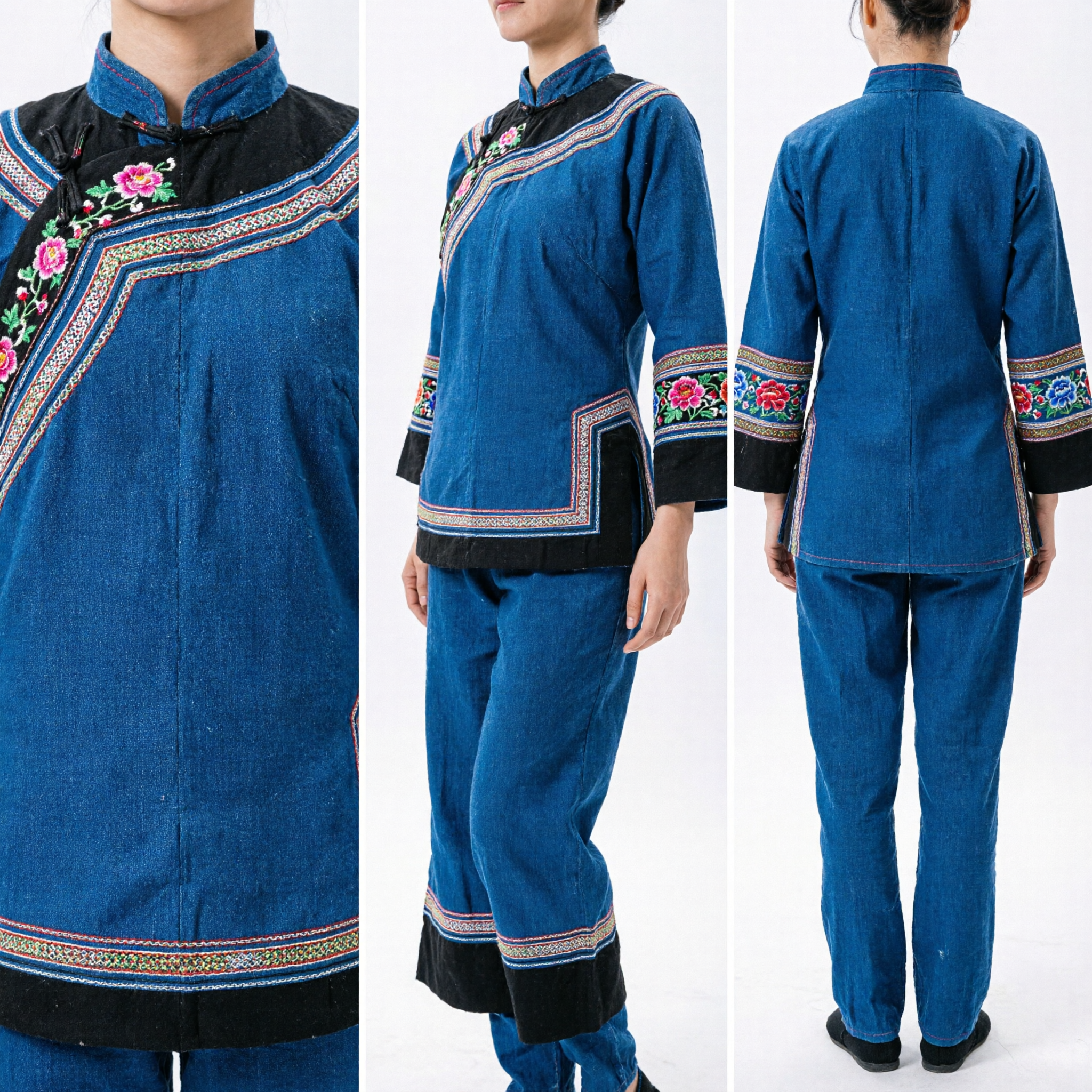 Vibrant Blue Slouchy Knee-High Boots for Women Casual Winter Warm Comfortable Fashion Footwear