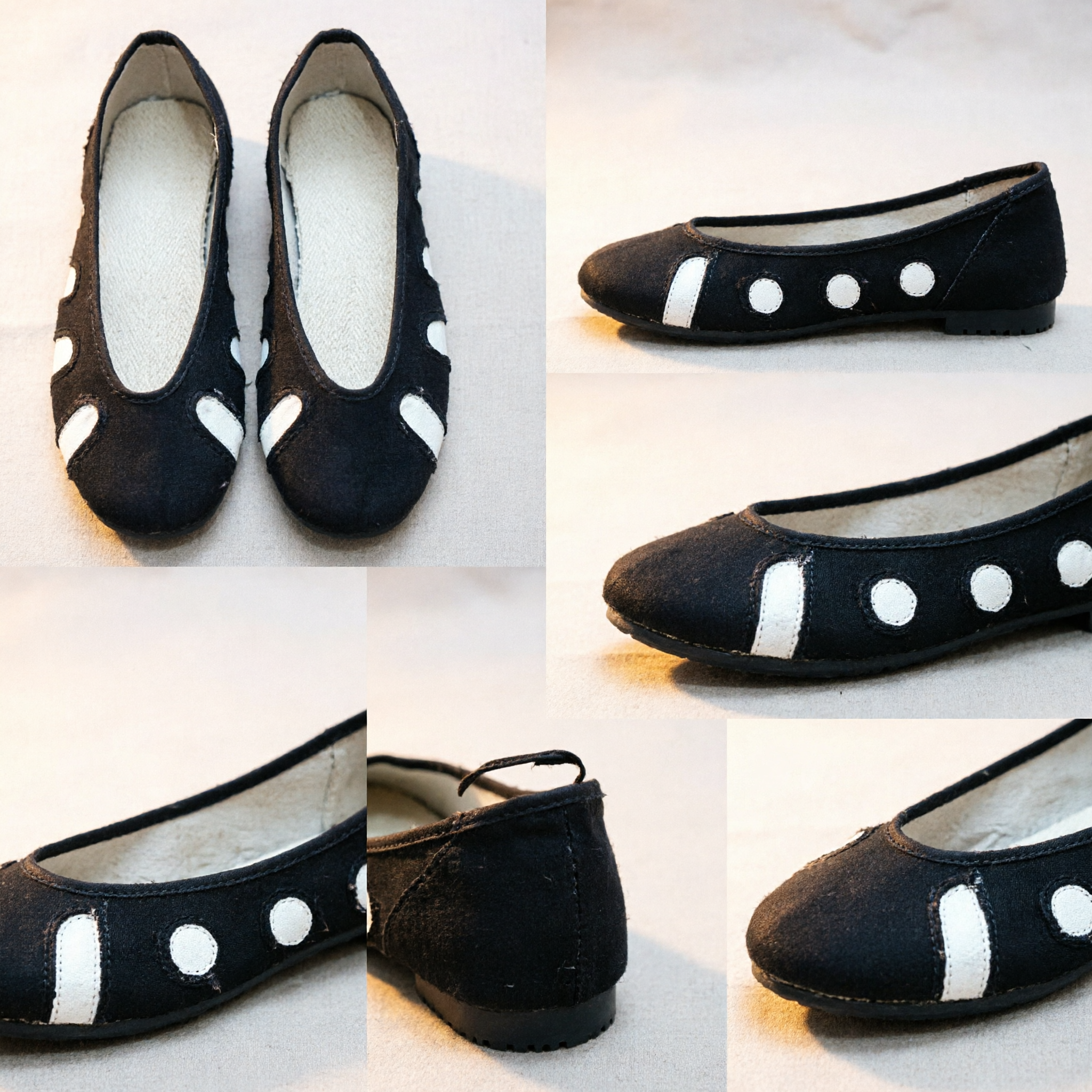 Traditional Chinese Black Cloth Shoes Men Kung Fu Tai Chi Breathable Cotton Martial Arts Footwear