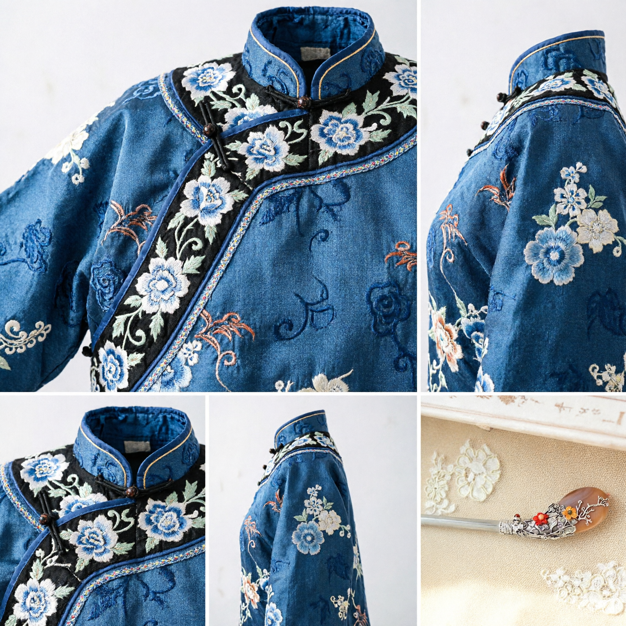 Traditional Chinese Silver Filigree Hairpin with Agate Stone Vintage Hanfu Hair Stick Accessory for Women Wedding