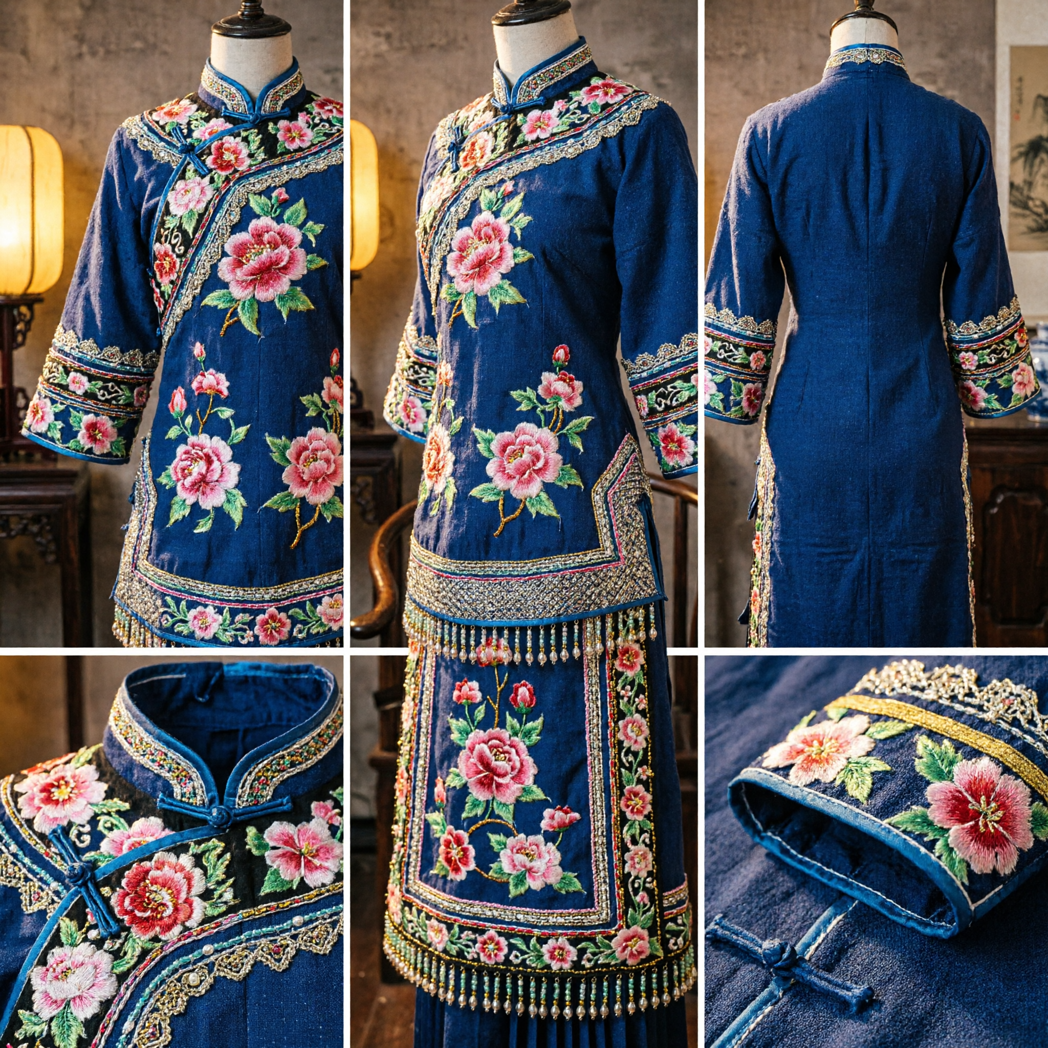 Elegant Ancient Chinese Butterfly Hairpin with Tassels Traditional Hanfu Headpiece Jewelry for Women Wedding Costume