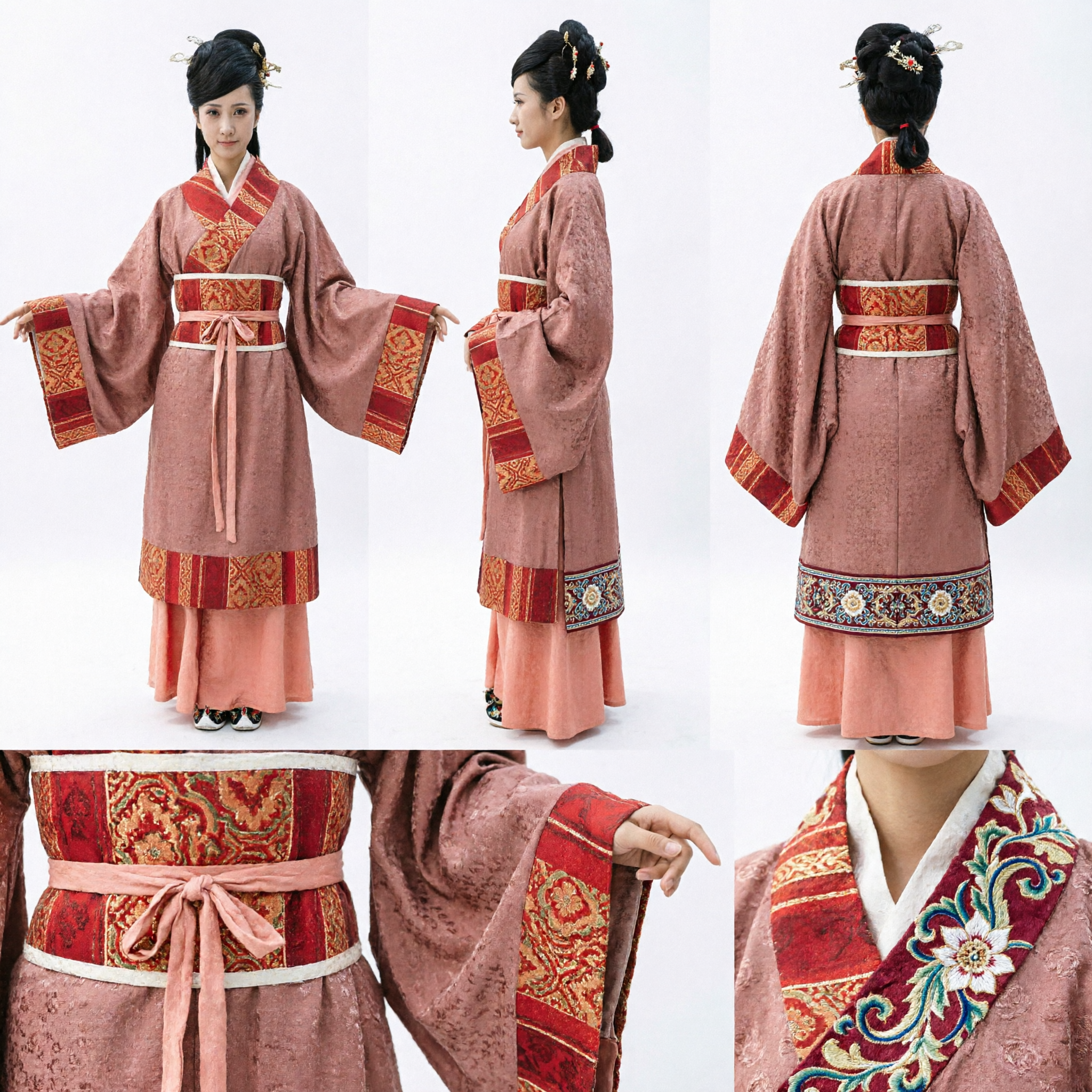 Traditional Chinese Ancient Hanfu Costume Women's Han Dynasty Noble Lady Dress for Cosplay and Performance