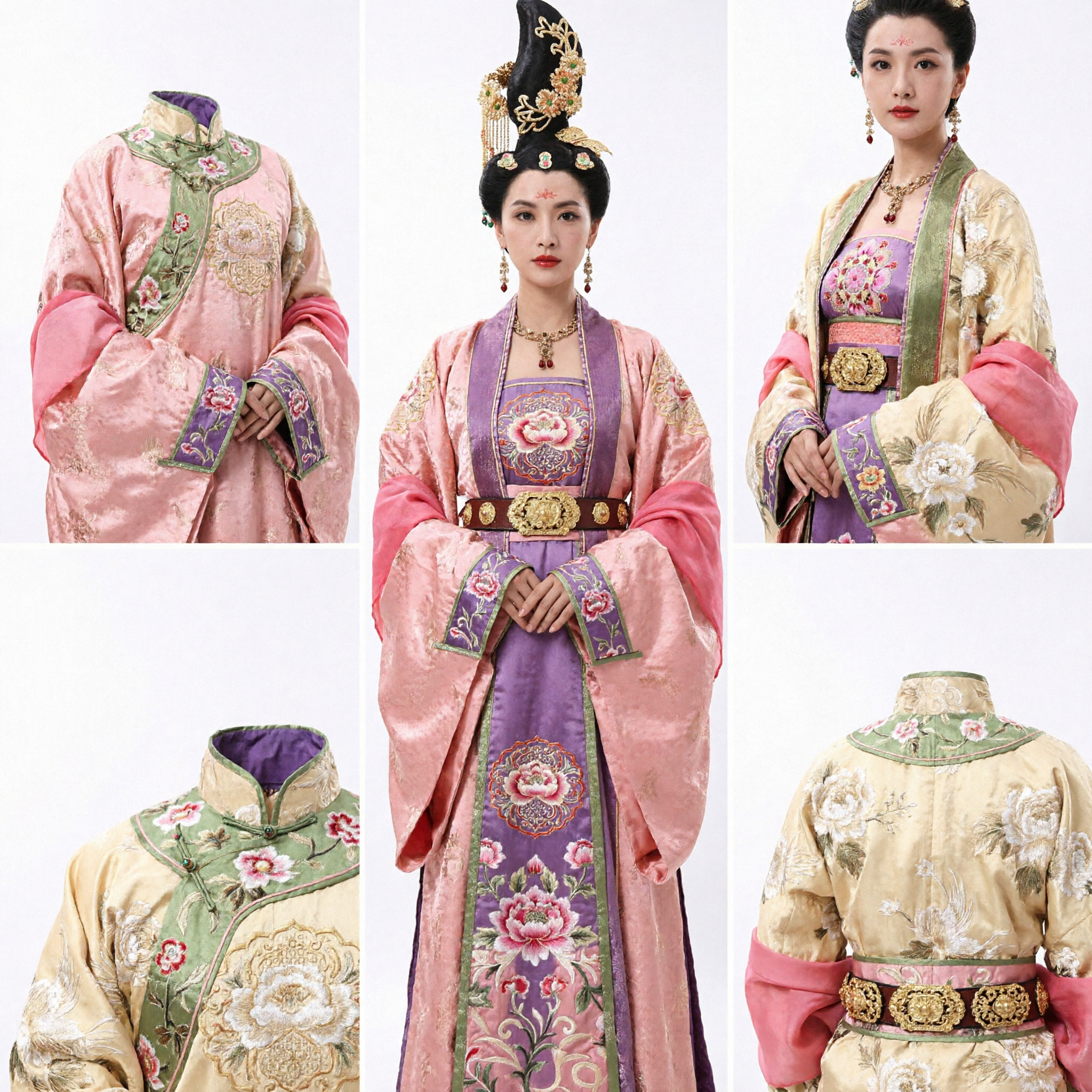 Ancient Chinese Tang Dynasty Empress Costume Traditional Hanfu Dress for Women Historical Drama Cosplay