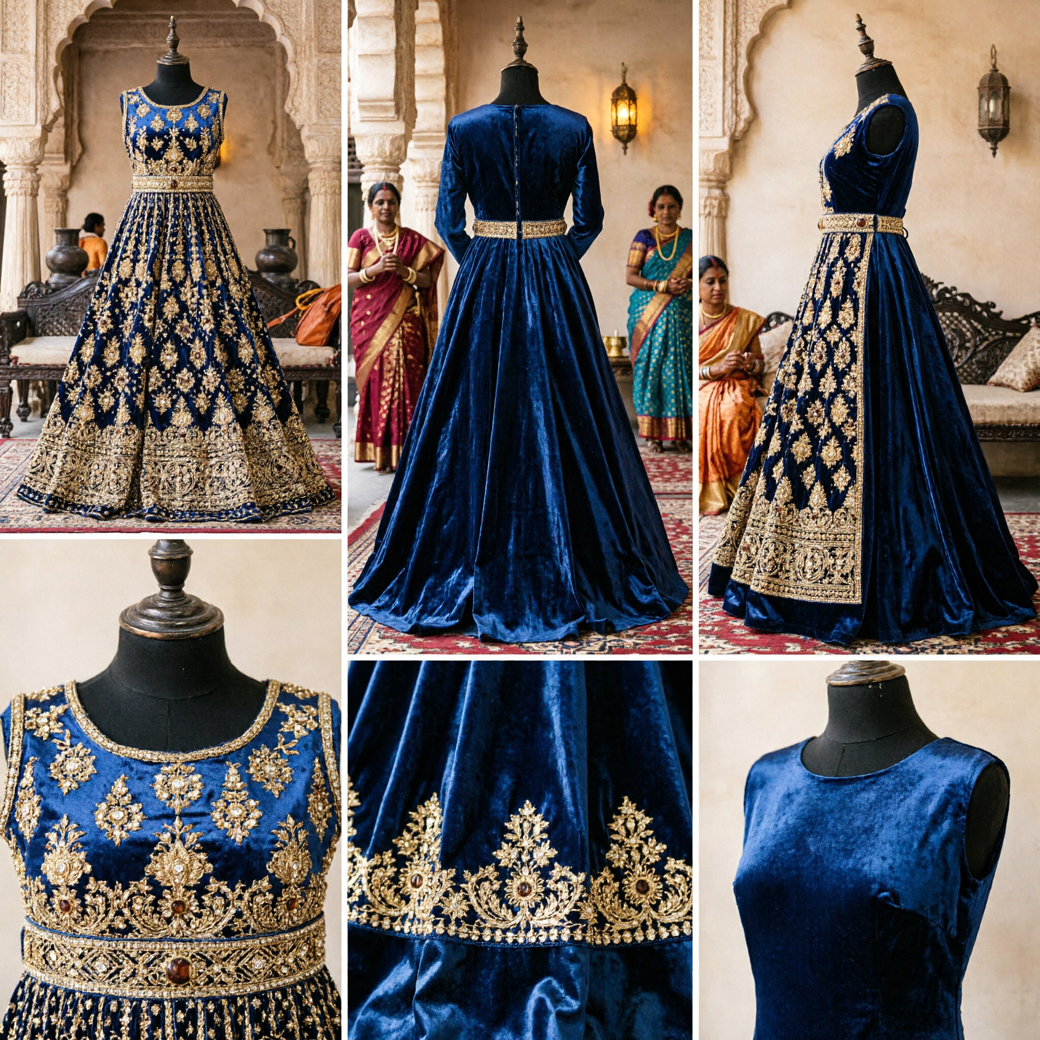 Elegant Traditional Chinese Black Gold Embroidered Evening Gown Formal Dress for Women Banquet Wedding