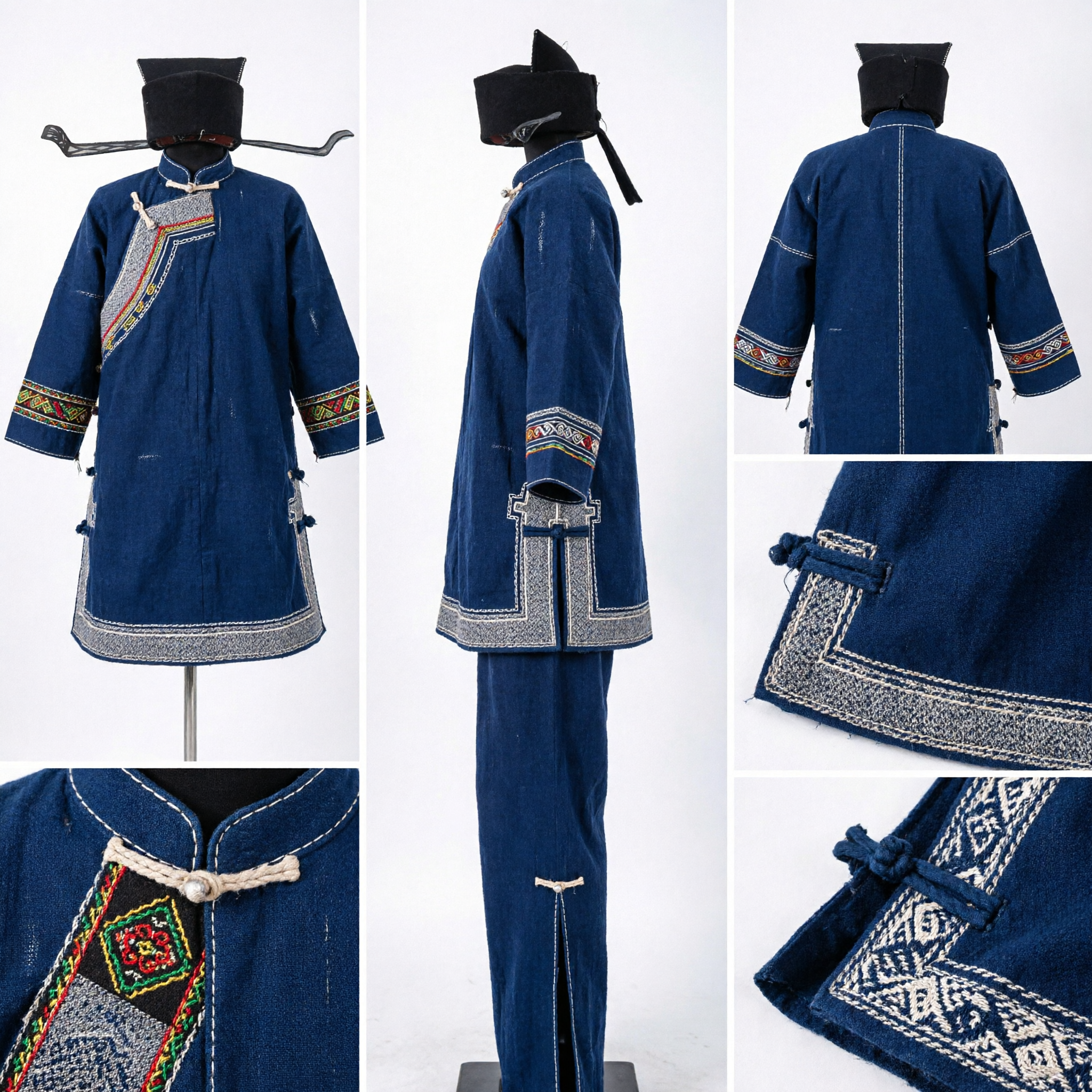 Traditional Chinese Ancient Official Judge Hat Black Futou Headwear for Hanfu Cosplay and Stage Performance