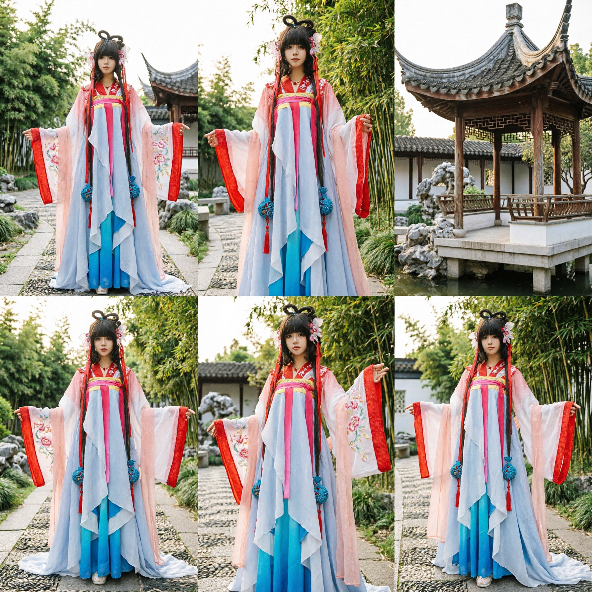 Elegant Traditional Chinese Hanfu Costume for Women Ancient Fairy Swordsman Dress Cosplay Outfit with Sword