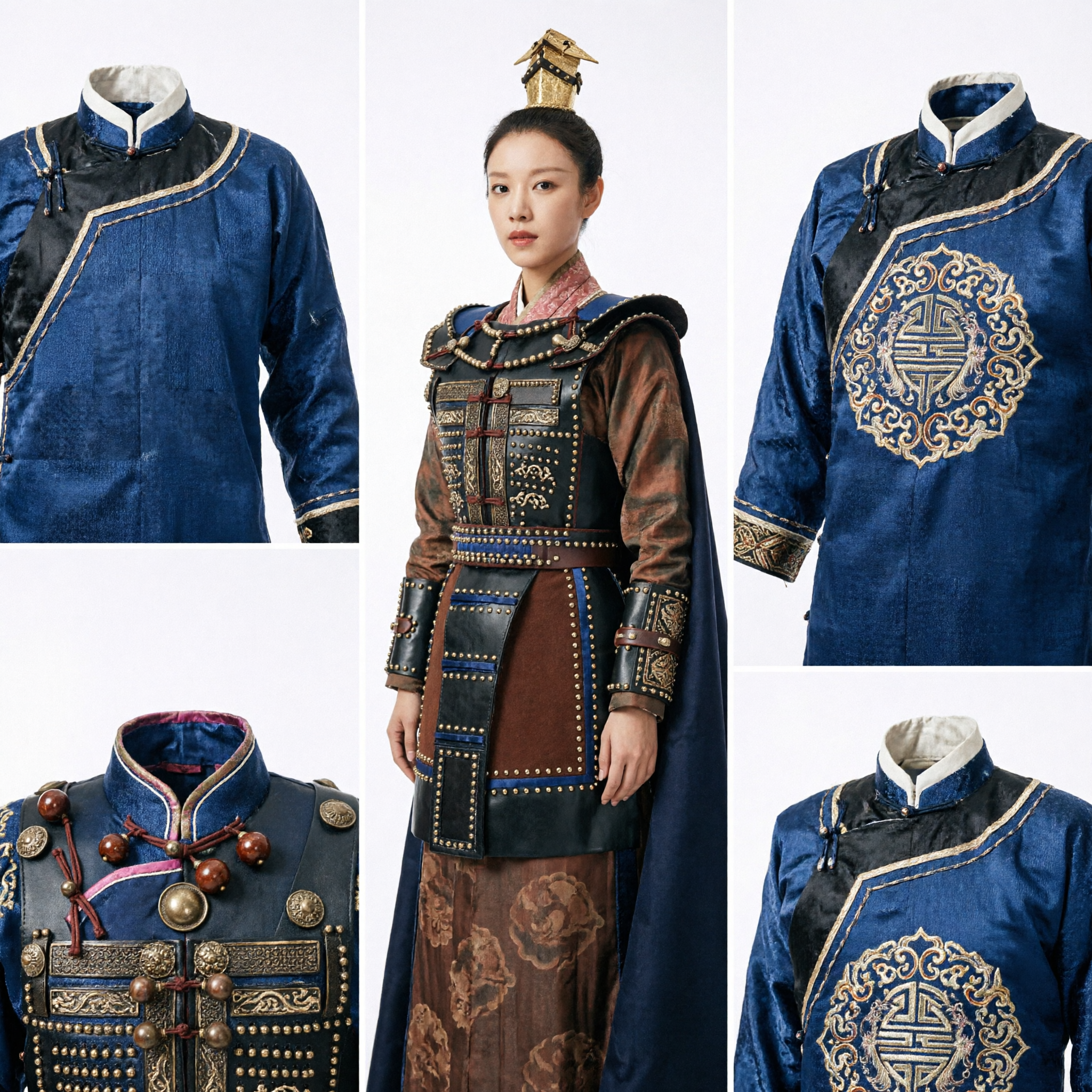 Traditional Chinese Ancient Palace Princess Costume Women's Historical Hanfu Robe Set for Cosplay and Stage Performance