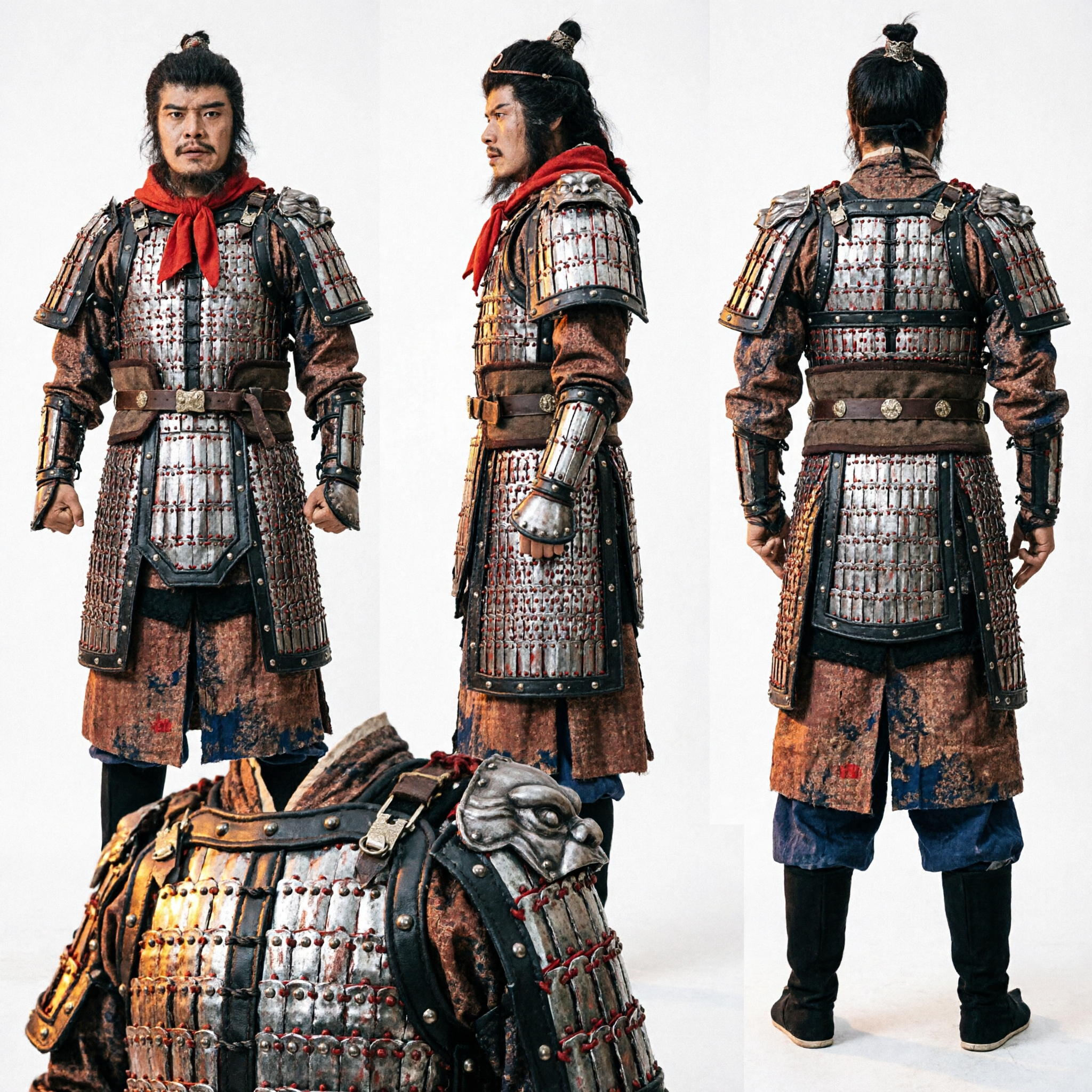 Complete Sun Wukong Monkey King General Armor Set Traditional Chinese Opera Cosplay Costume for Men