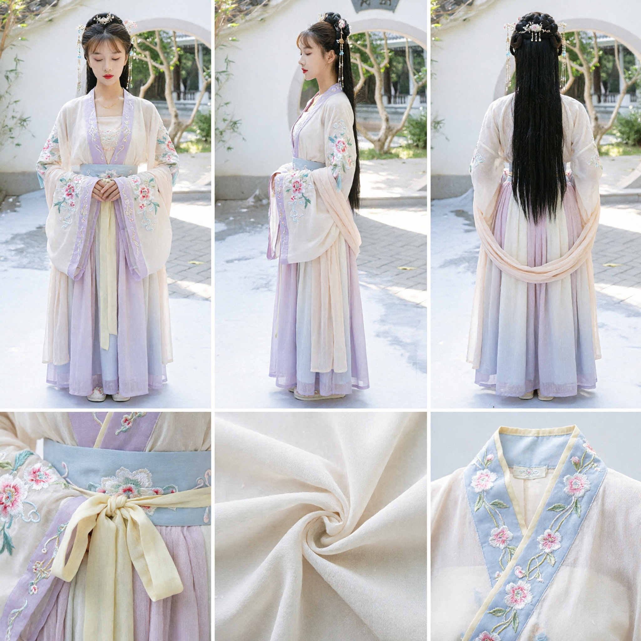 Traditional Chinese Hanfu Dress for Women Ancient Fairy Costume Elegant Tang Suit Performance Outfit