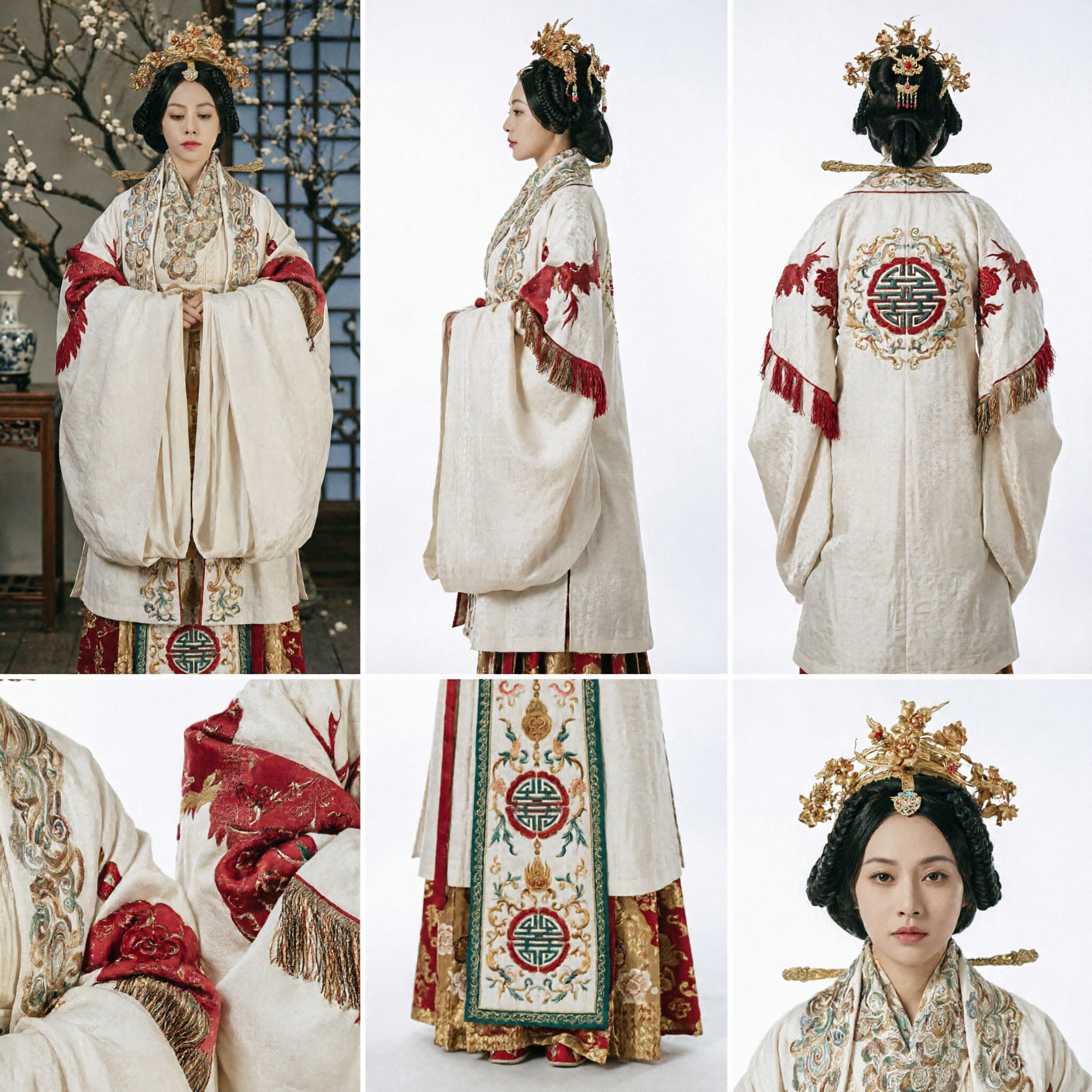 Ancient Chinese Empress Hanfu Costume Traditional Imperial Queen Dress for Women Historical Cosplay