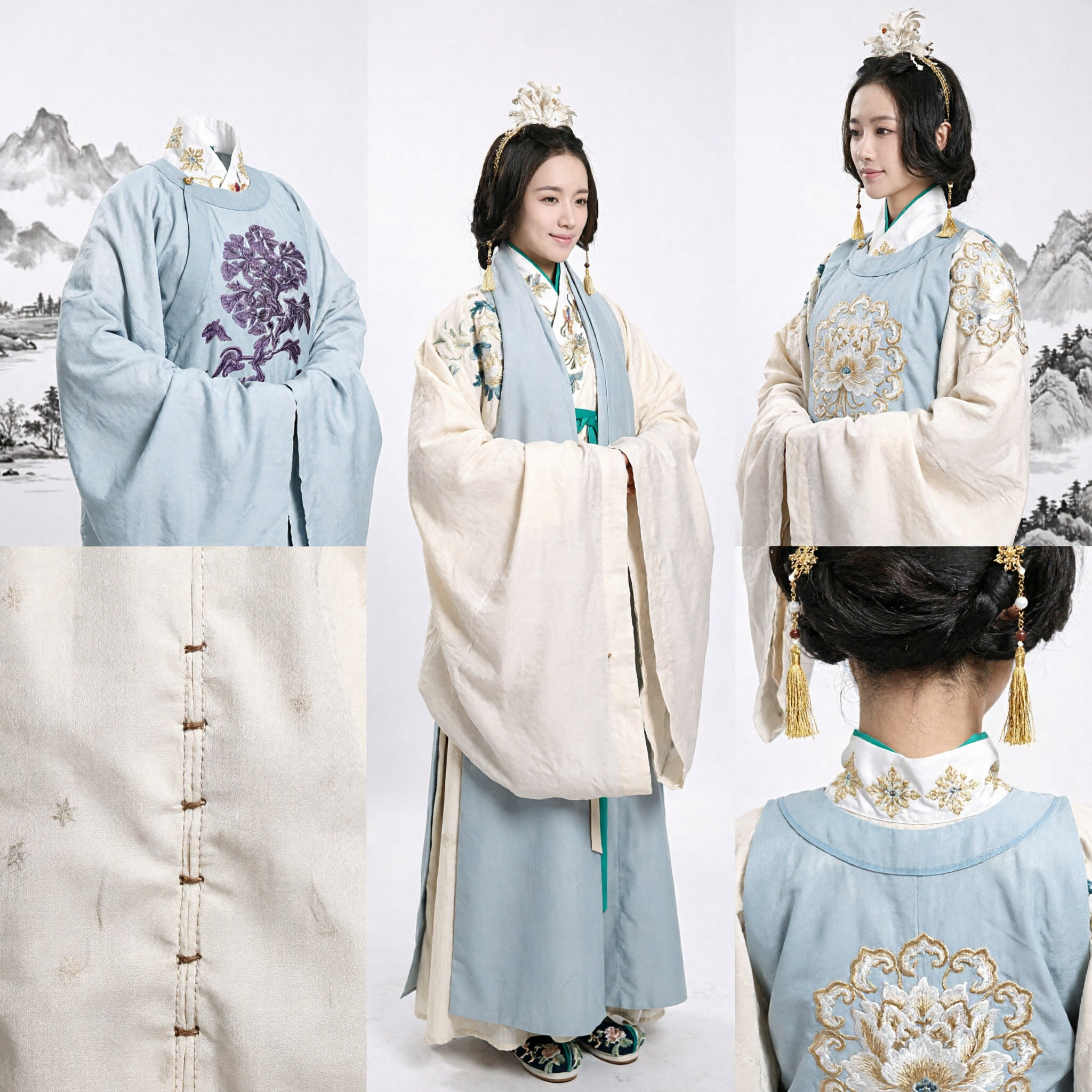 Chinese Traditional Hanfu Ancient Noble Lady Costume Elegant Historical Dress for Women Cosplay Performance