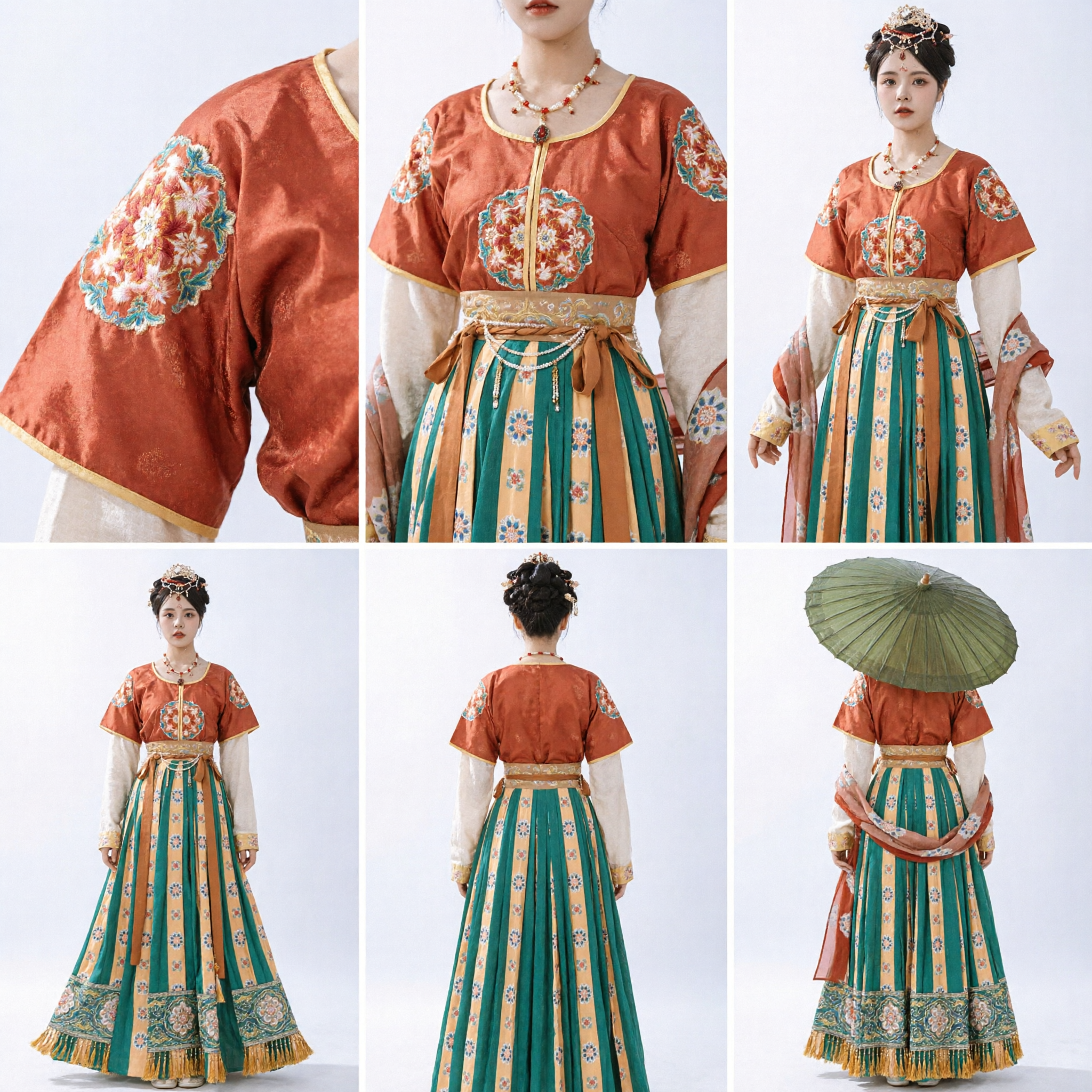 Traditional Chinese Tang Dynasty Hanfu Palace Lady Costume Ancient Princess Dress for Women Performance