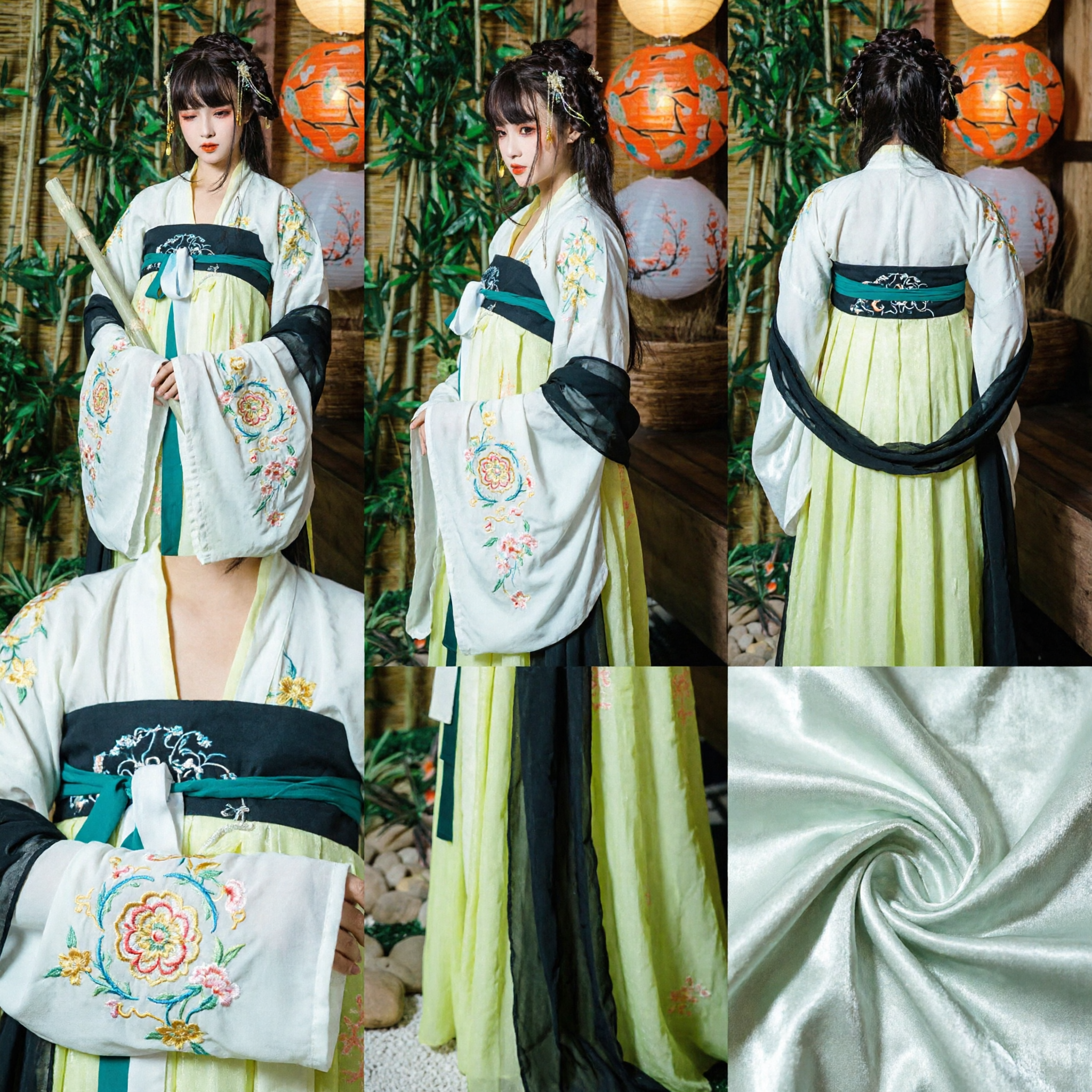 Traditional Chinese Hanfu Ancient Maid Costume Women's Historical Cosplay Dress for Performance and Party