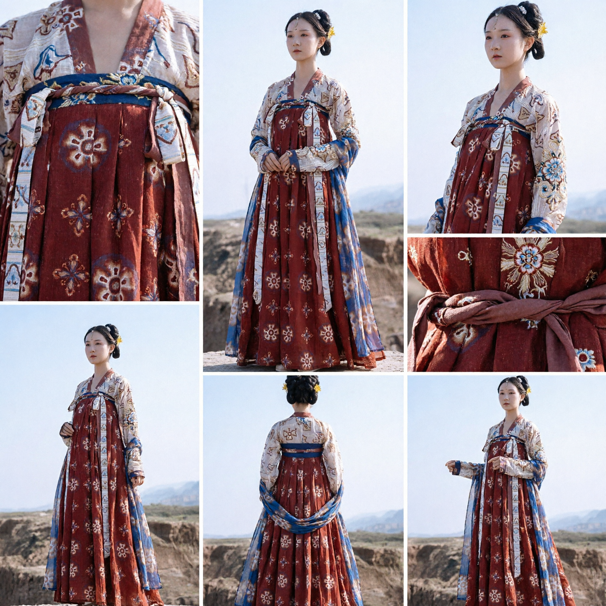Tang Dynasty Hanfu Dress Traditional Chinese Ancient Costume for Women Historical Cosplay and Performance Wear