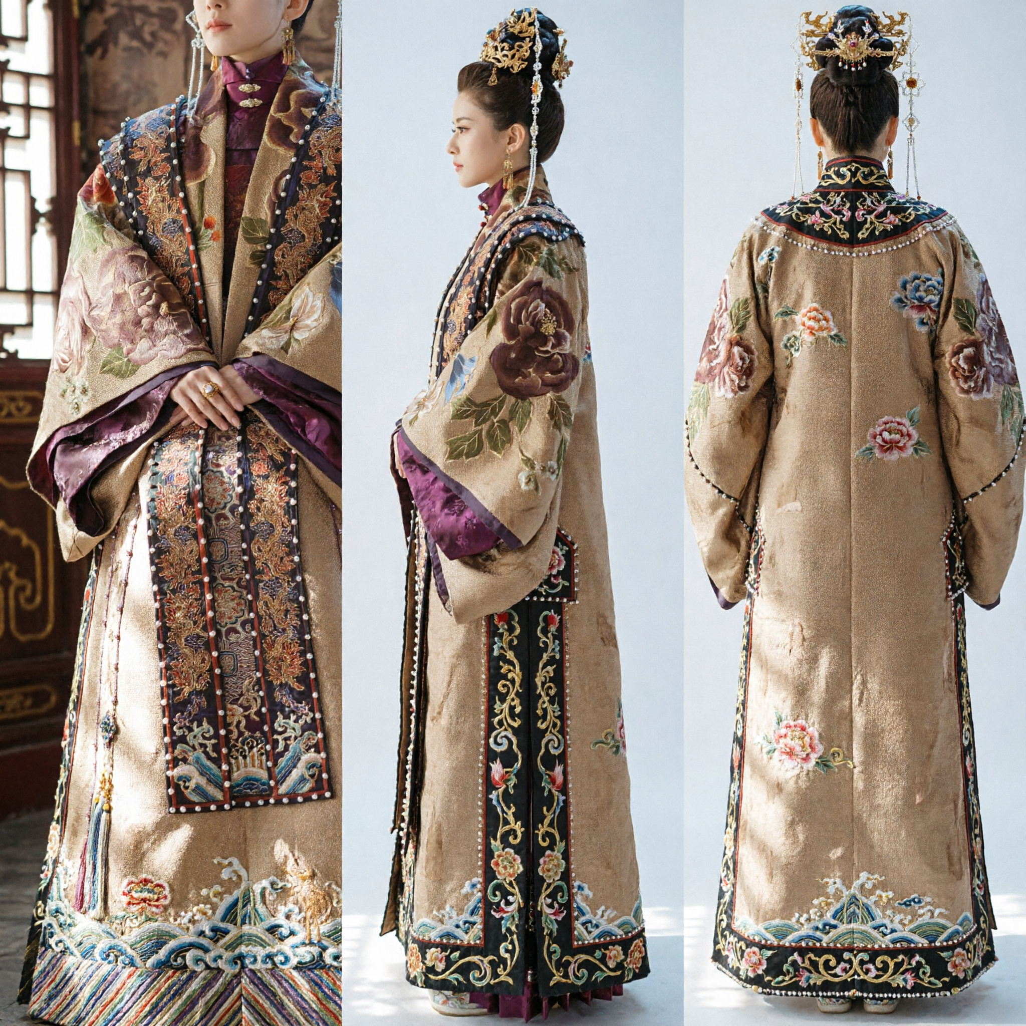Ancient Chinese Imperial Empress Costume Ming Dynasty Style Royal Hanfu Wedding Dress for Women Historical Cosplay